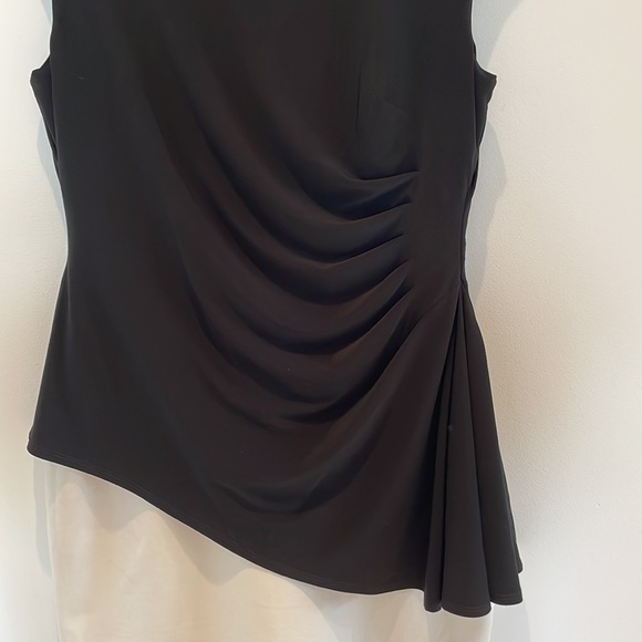 Ralph Lauren Side Ruched Knee Length Cocktail Dress. - Picture 2 of 8